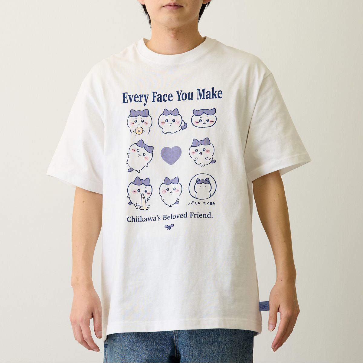 ちいかわ Tシャツ ハチワレシリーズ ホワイト