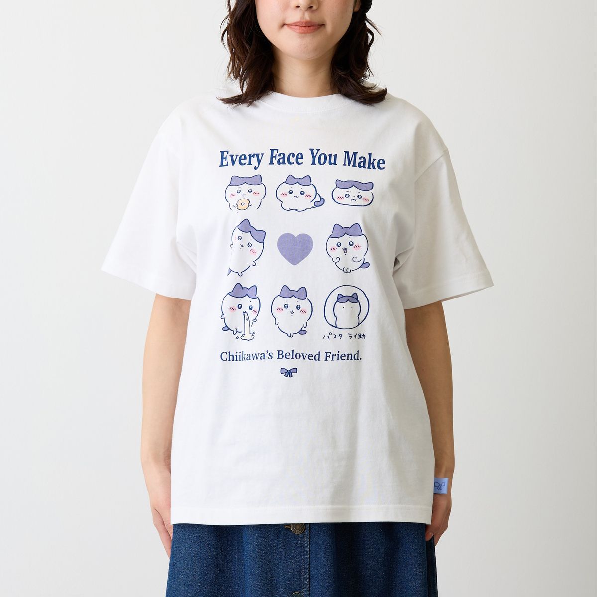 ちいかわ Tシャツ ハチワレシリーズ ホワイト