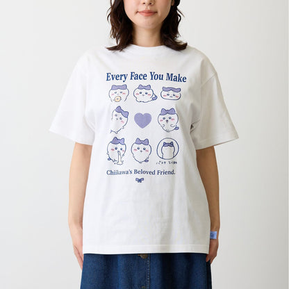 ちいかわ Tシャツ ハチワレシリーズ ホワイト