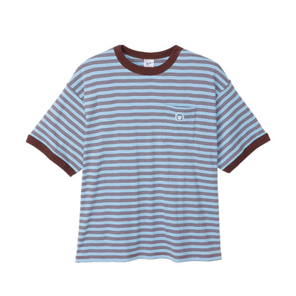ちいかわ ビッグシルエットポケットTシャツ Robert P.Miller×Talking ハチワレ BLUEBERRY