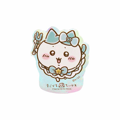 Magical Chiikawa Smartphone-Sized Hologram Sticker (Hachiware)