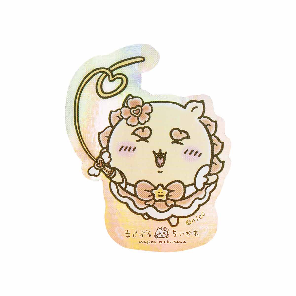 치이카와 매지컬 치이카와 스마트폰에 붙일 수 있는 크기의 홀로그램 스티커 (시사)