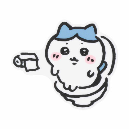 Chiikawa Acrylic Badge (Toilet Hachiware)