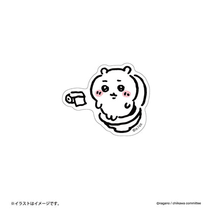 ちいかわ トイレットなスマホに貼れるサイズのステッカー（ちいかわ）