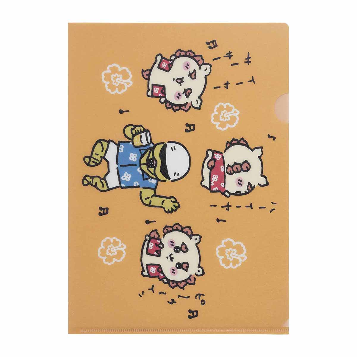 Chiikawa Shisa's Souvenir Shop Soft Touch Clear File (Pui)