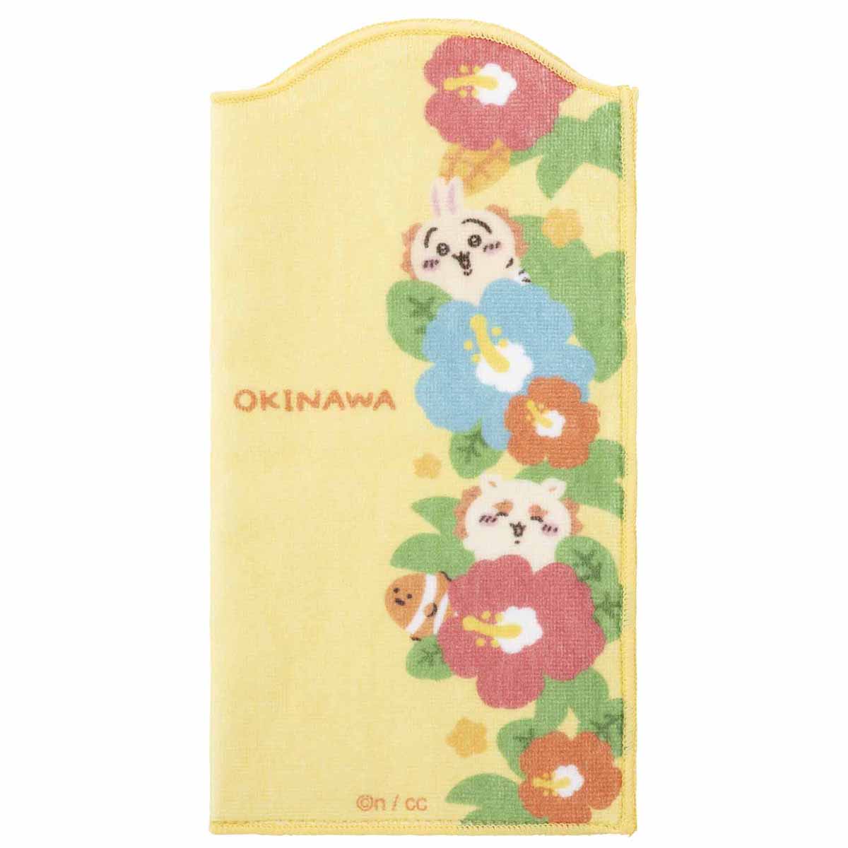 Chiikawa Shisa's Souvenir Shop Absorbent Bottle Towel (Hibiscus)