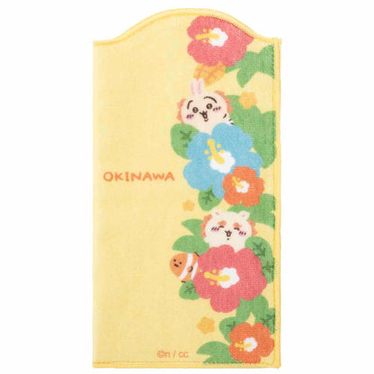 Chiikawa Shisa's Souvenir Shop Absorbent Bottle Towel (Hibiscus)