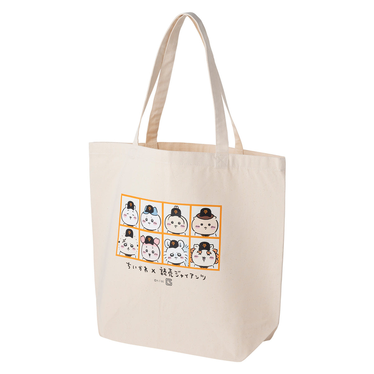 【予約】ちいかわ×読売ジャイアンツ 大きめトートバッグ（選手名鑑）【2024年8月中旬より順次発送予定（発送延期の場合もキャンセル不可）】【通常商品と同時購入・配送希望日指定不可】【キャンペーン対象外】