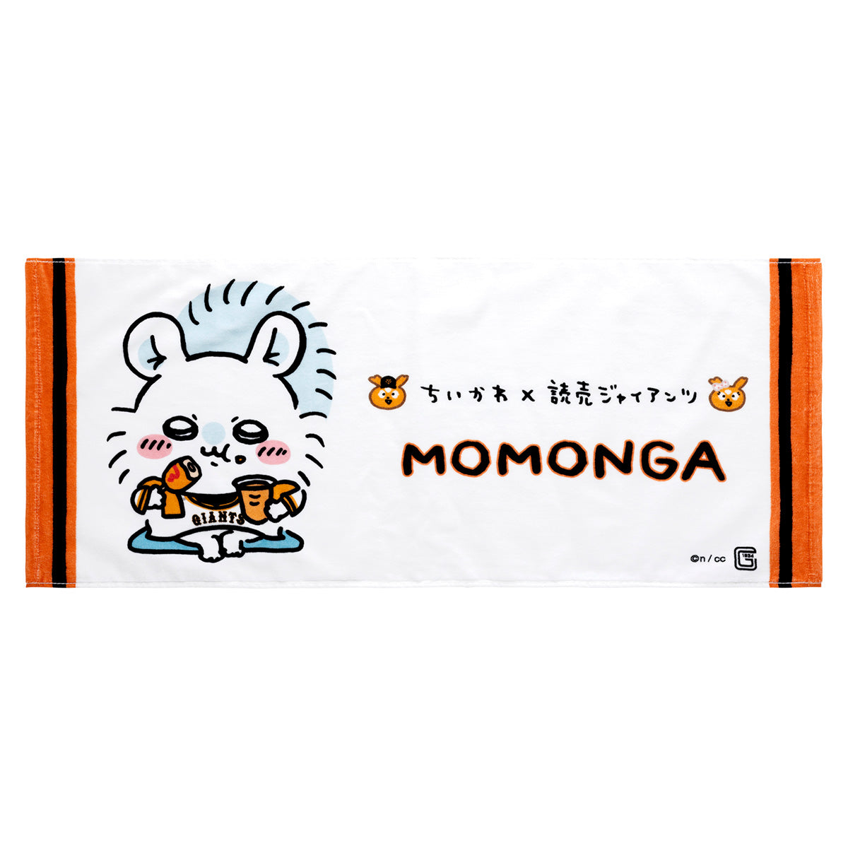 【予約】ちいかわ×読売ジャイアンツ やわらかフェイスタオル（モモンガ）【2024年8月中旬より順次発送予定（発送延期の場合もキャンセル不可）】【通常商品と同時購入・配送希望日指定不可】【キャンペーン対象外】