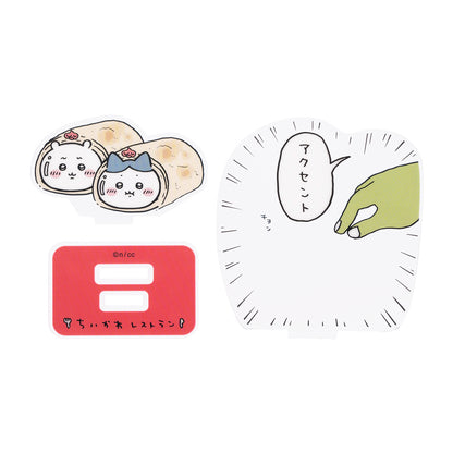 Chiikawa Restaurant Layered Acrylic Stand (Tortilla)