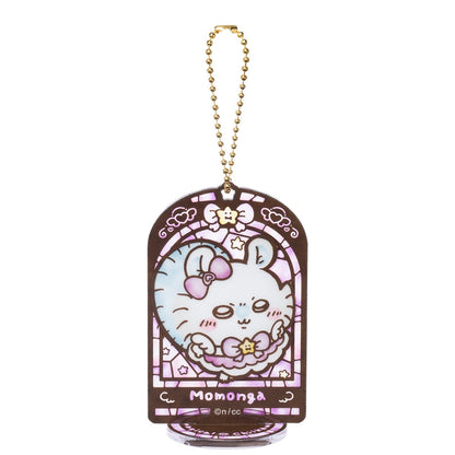 Chiikawa Magical Chiikawa Stained Glass Style Acrylic Key ring (Momonga)