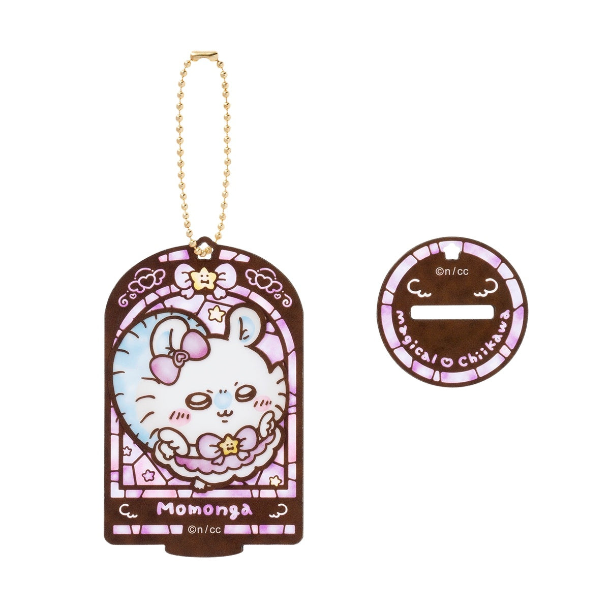 Chiikawa Magical Chiikawa Stained Glass Style Acrylic Key ring (Momonga)