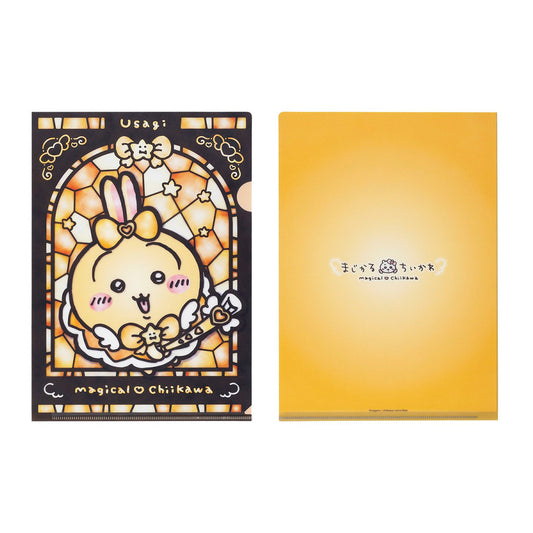 Chiikawa Magical Chiikawa Stained Glass Style Clear File (Usagi)