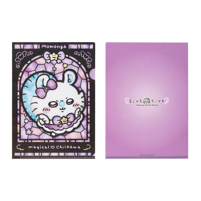 Chiikawa Magical Chiikawa Stained Glass Style Clear File (Momonga)