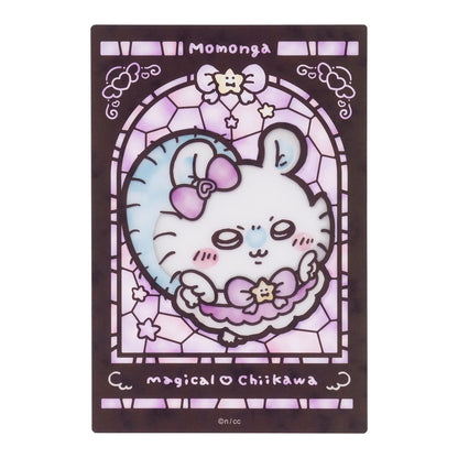 ちいかわ まじかるちいかわ ステンドグラス風クリアカード（モモンガ）