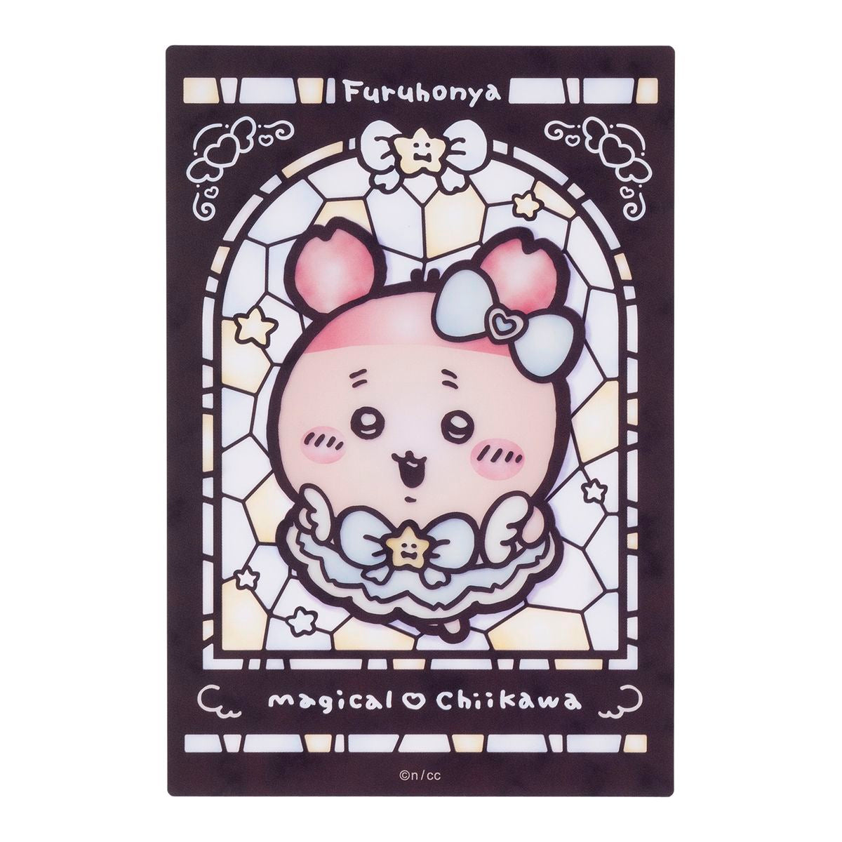 Chiikawa Magical Chiikawa Stained Glass Style Clear Card (Furuhonya)