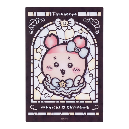 Chiikawa Magical Chiikawa Stained Glass Style Clear Card (Furuhonya)