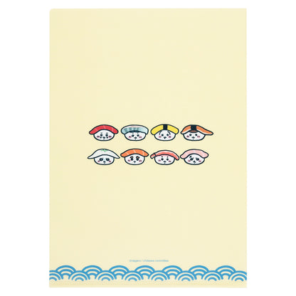 ちいかわ ちいかわ寿司 クリアファイル（お寿司なみんな）