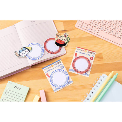 Chiikawa Chiikawa Sushi Sushi Shop-like Plate Sticky Notes (Premium)