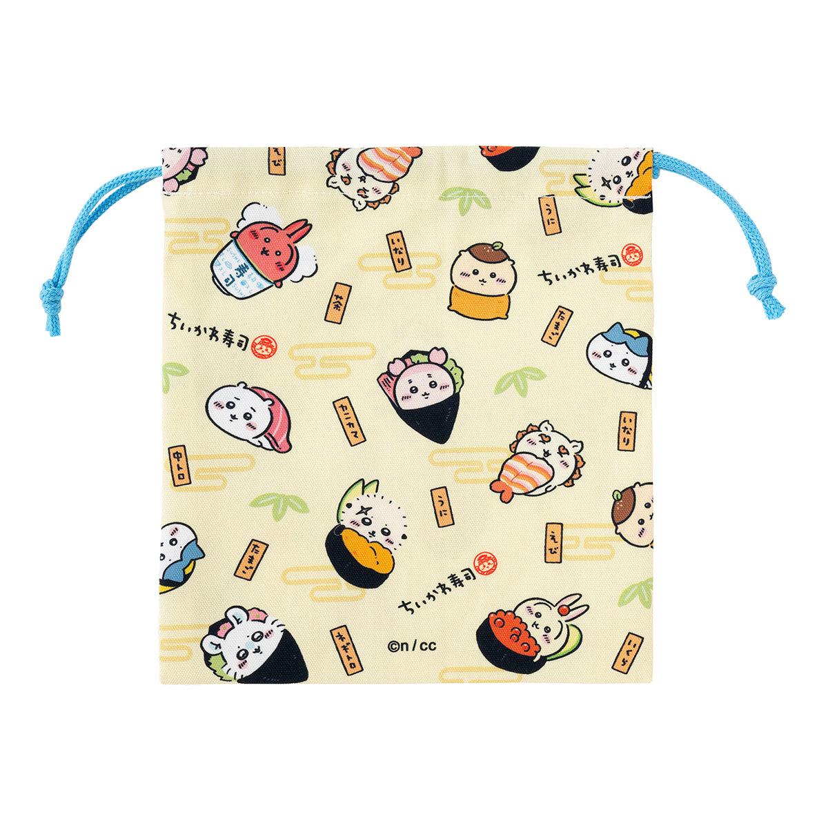 ちいかわ ちいかわ寿司 ほどよいサイズの巾着（お寿司なみんな）