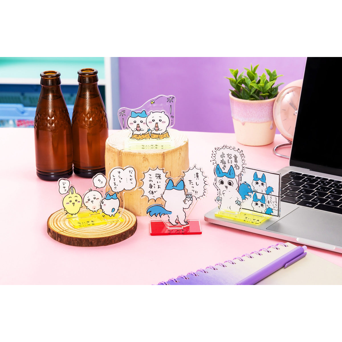 Chiikawa Parallel World!? Layered Acrylic Stand (This Body is Strong)