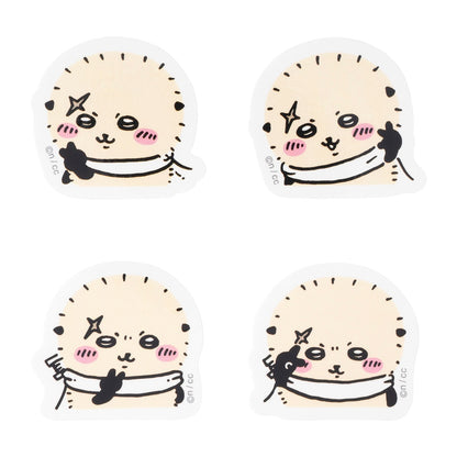 ちいかわ 4枚セットプチステッカー（ピースなラッコ）