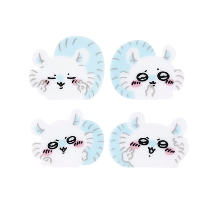 Chiikawa 4-Piece Acrylic Badge Set (Peace Momonga)