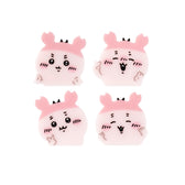 Chiikawa 4-Piece Acrylic Badge Set (Peace Furuhonya)