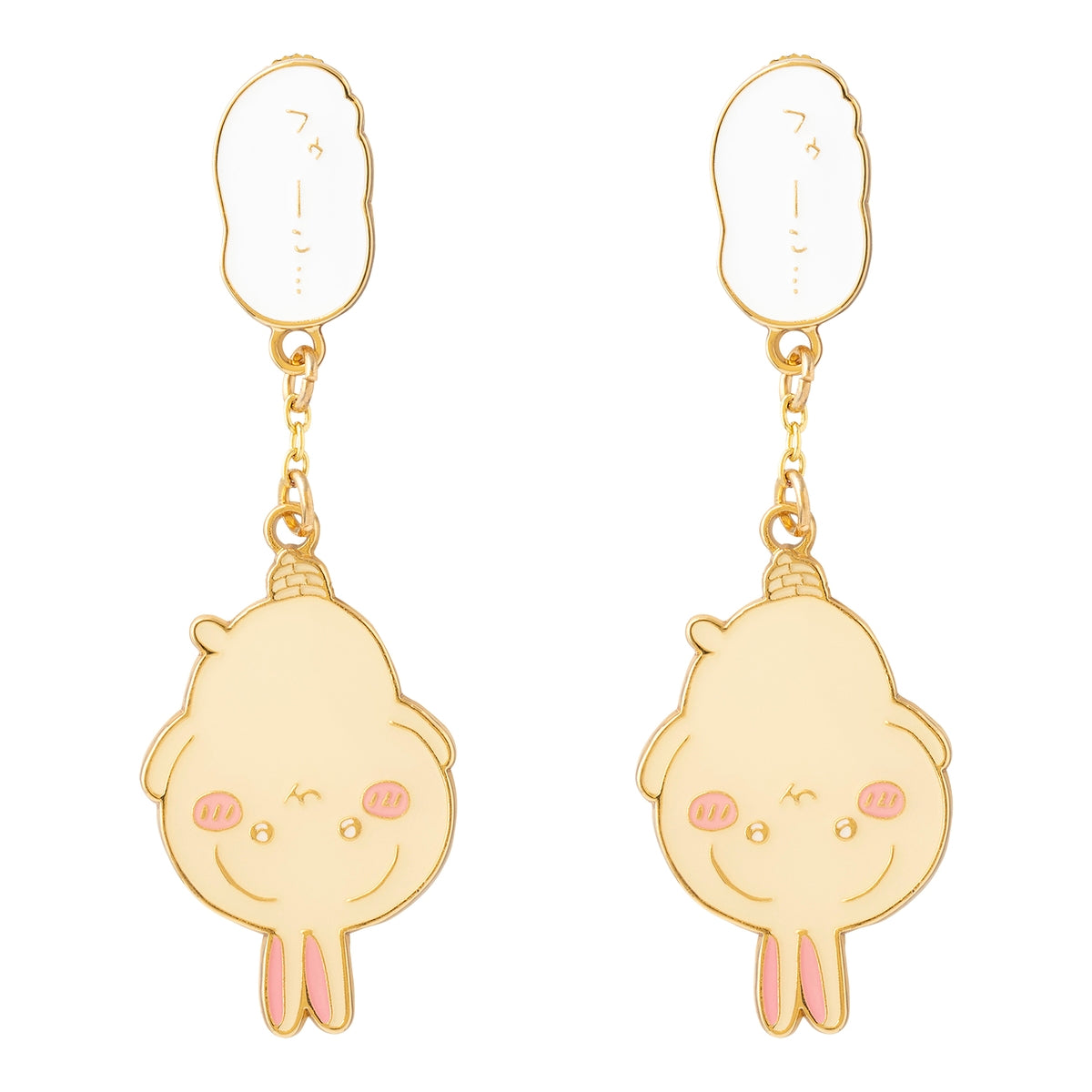 Chiikawa Swaying Earrings (Caught in a Trap Usagi) 