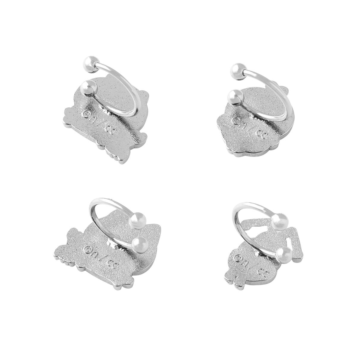 치이카와 볼록한 이어커프 4종 세트 (치이카와 & 하치와레)