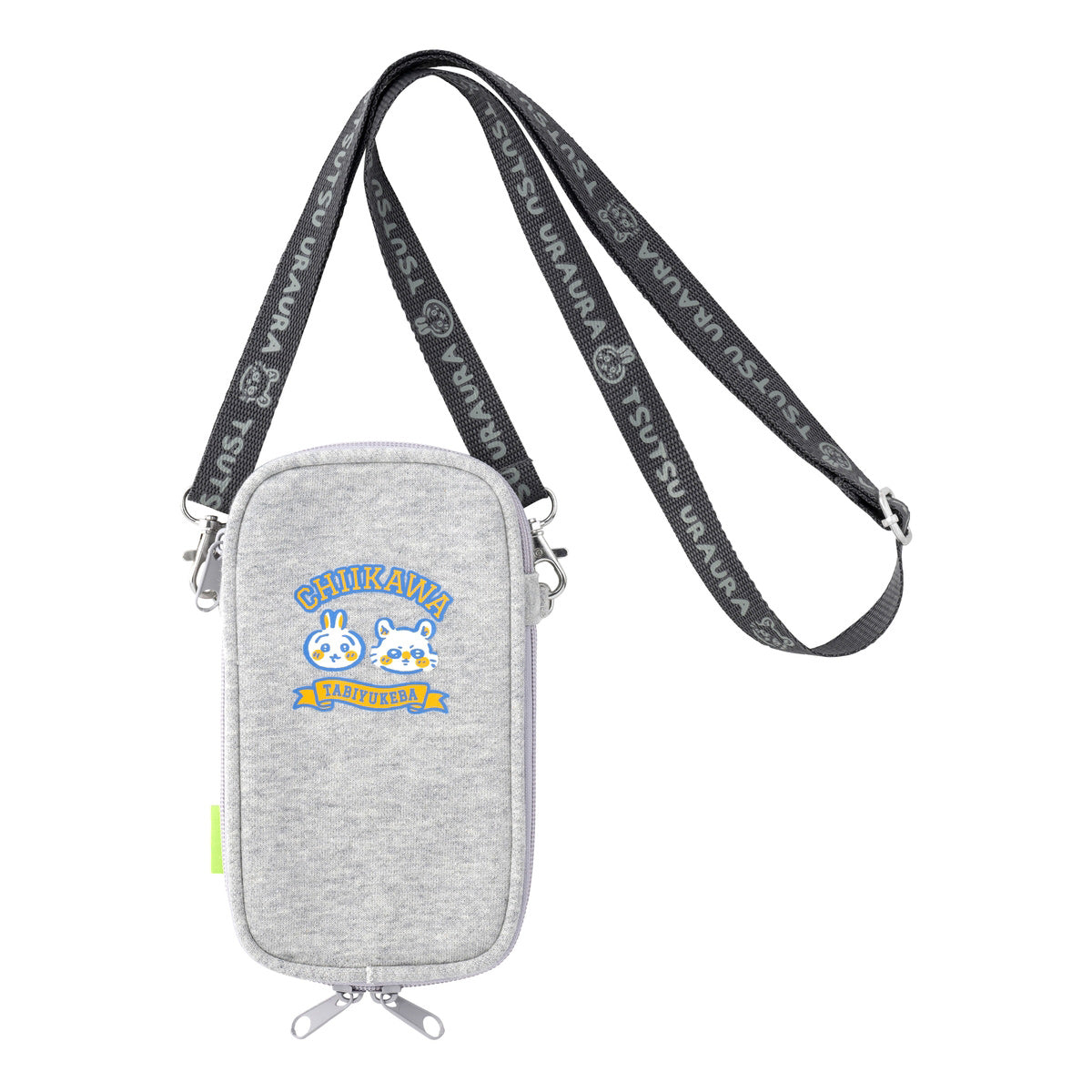 ちいかわ マチが広がる！スウェットショルダーポーチ（うさぎとモモンガ）