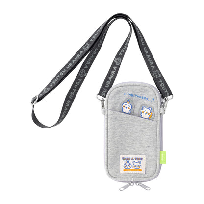 ちいかわ マチが広がる！スウェットショルダーポーチ（うさぎとモモンガ）