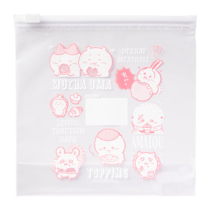 ちいかわ スライドジッパー保存袋 2サイズセット（10枚入）