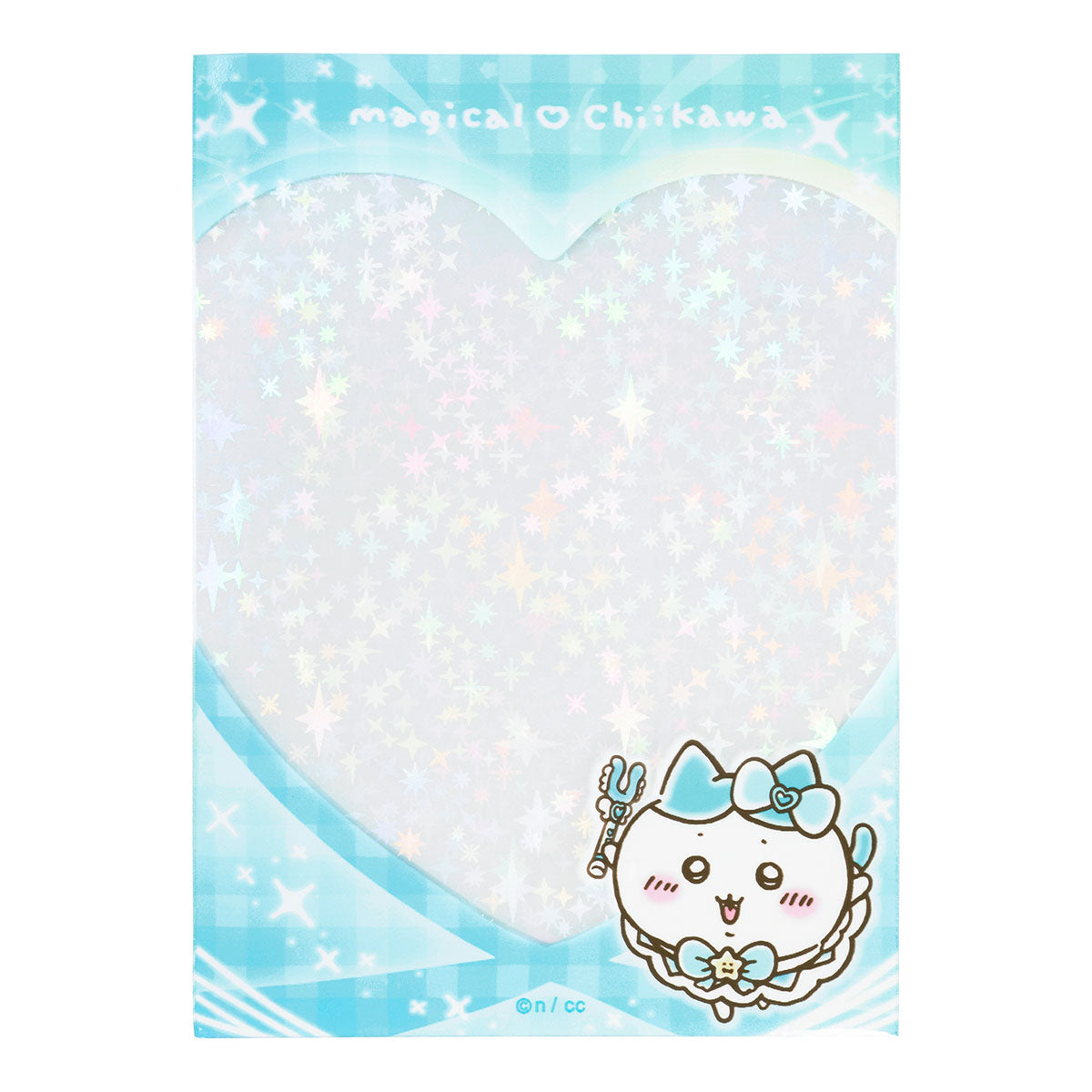ちいかわ まじかるちいかわ ミニフォトが入るサイズのきらきらクリアスリーブ（ハチワレ）