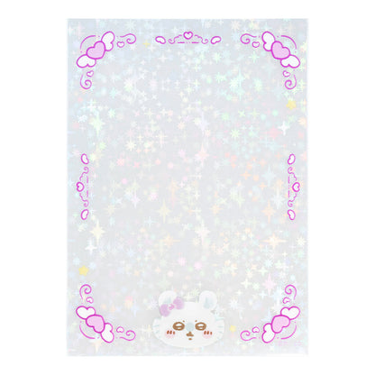 ちいかわ まじかるちいかわ ミニフォトが入るサイズのきらきらクリアスリーブ（亜種なモモンガ）