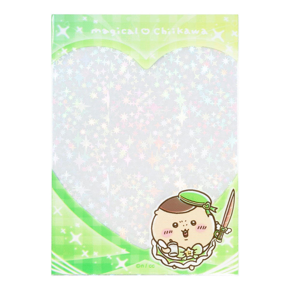 ちいかわ まじかるちいかわ ミニフォトが入るサイズのきらきらクリアスリーブ（くりまんじゅう）