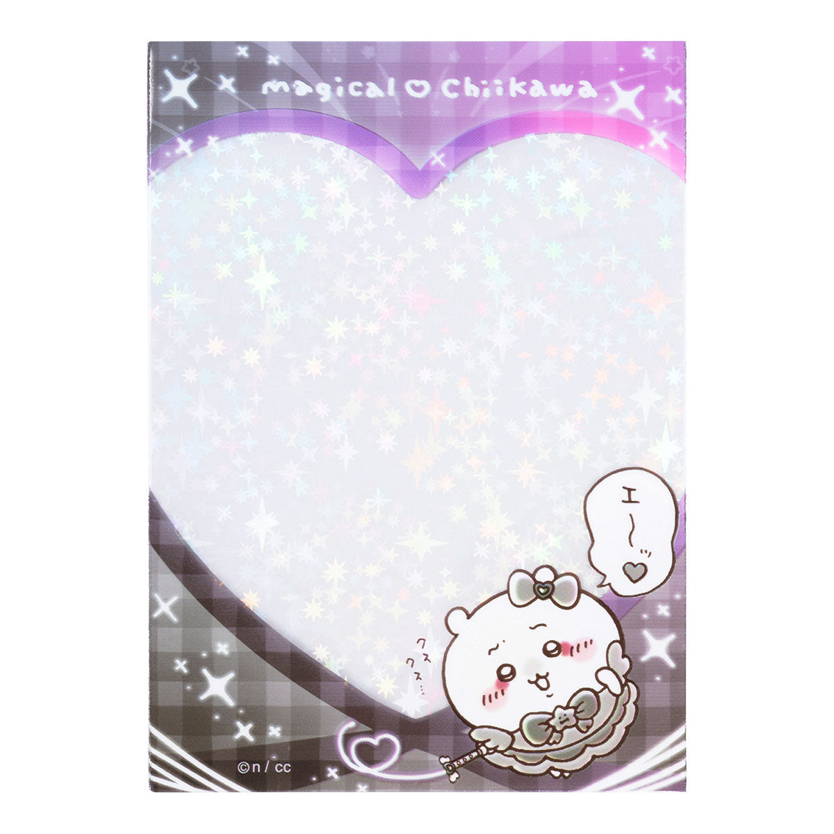 Chiikawa Magical Chiikawa Sparkling Photo Sleeve (Evil Version)