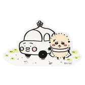 Chiikawa Smartphone-sized Sticker (Rakko and Car)