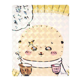 Chiikawa Smartphone-sized Hologram Sticker (Rakko Pudding)
