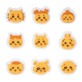 Chiikawa Bakery Puffy Flake Stickers (Everyone with Tiny Bread)