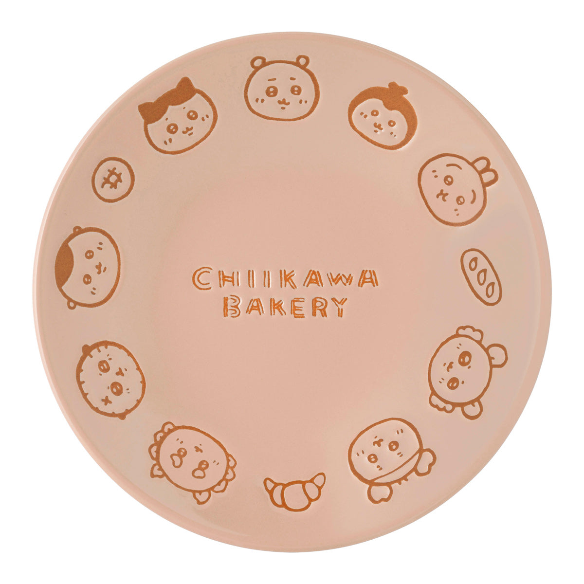 Chiikawa Bakery Water-Repellent Plate (Brown)