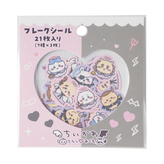ちいかわ てんし♡あくま フレークシール
