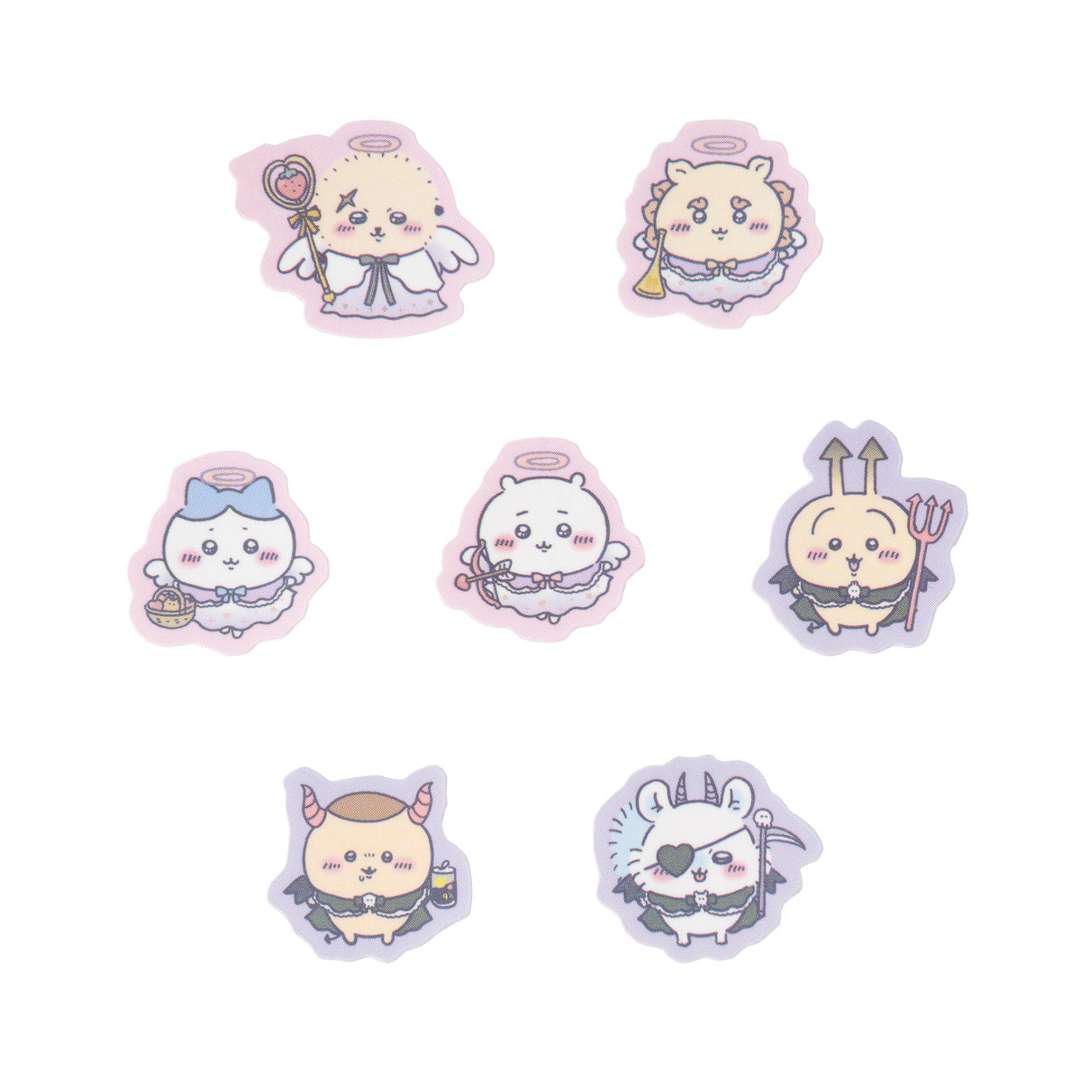 ちいかわ てんし♡あくま フレークシール