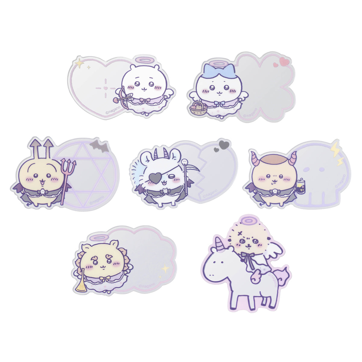 ちいかわ てんし♡あくま トレーディングミラーステッカー（全7種）