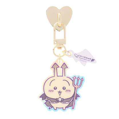 Chiikawa Angel & Demon Keyring Charm Keyholder (Demon Usagi)