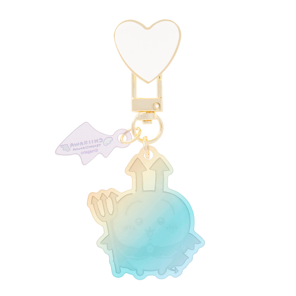 Chiikawa Angel & Demon Keyring Charm Keyholder (Demon Usagi)