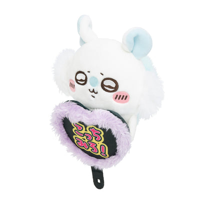 치이카와 데스크톱에서 지켜보는 인형 (부채 든 모몽가)