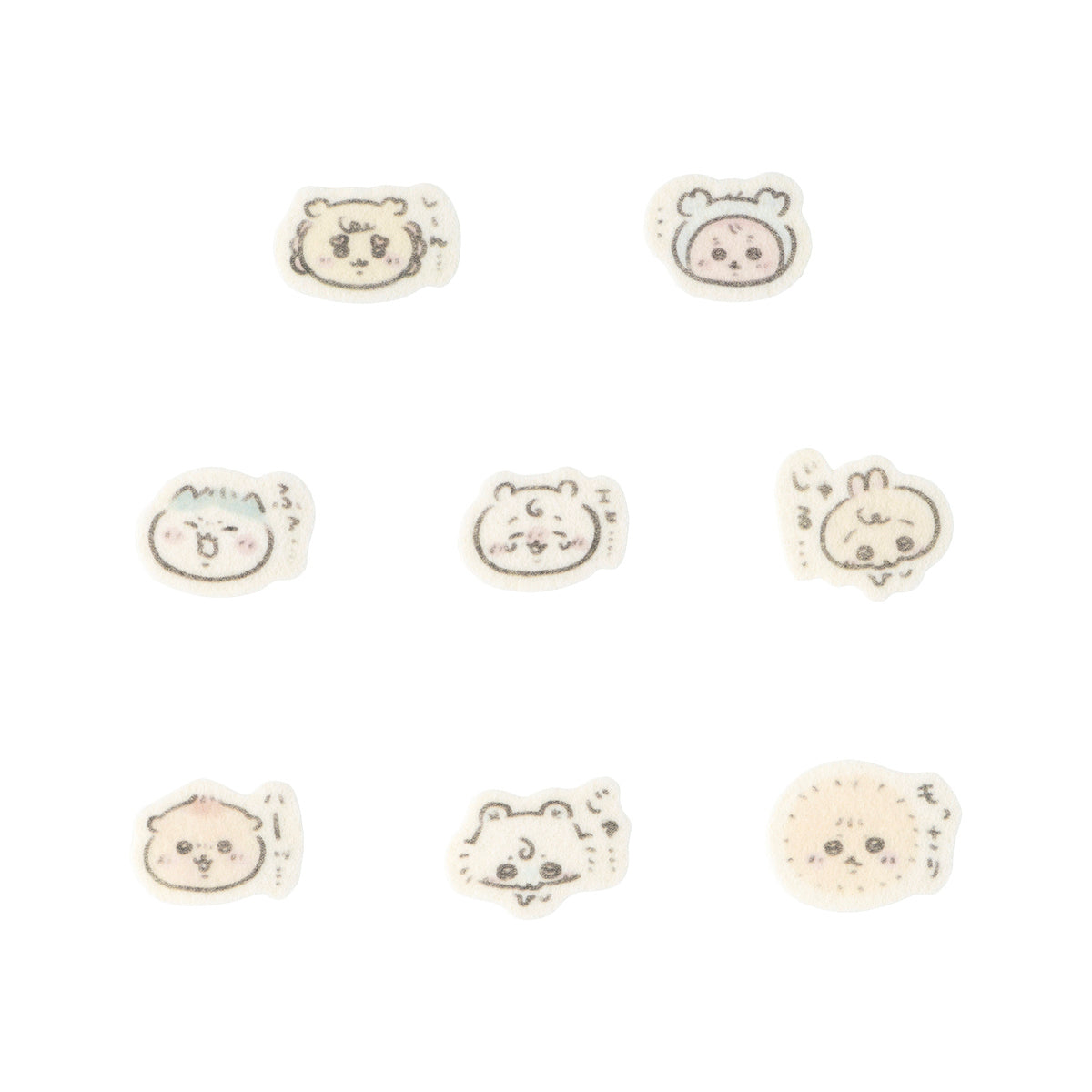 치이카와 Chiikawa Baby 플레이크 스티커 (얼굴)