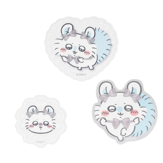 ちいかわ Go!HARAJUKU スマホに貼れるサイズの3枚セットステッカー（リボン モモンガ）