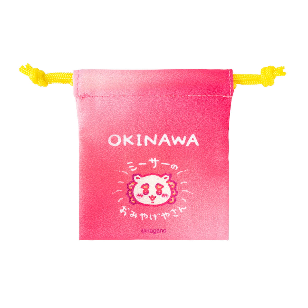 Chiikawa Shisa's Souvenir Shop Mini Drawstring Bag Set of 4 ("Menso-re")